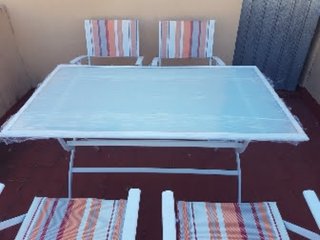 Mesa y 4 Sillas Exterior