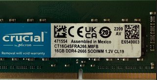 Memoria RAM 16GB DDR4 Portátil