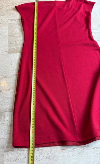 Vestido Desigual Rojo y Negro