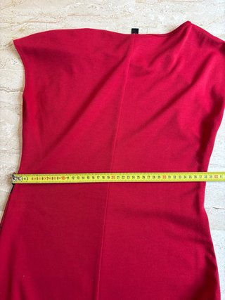 Vestido Desigual Rojo y Negro