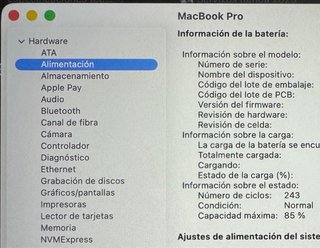 MacBook Pro 14,2” 2022 M1 Pro 16GB 512GB Gris Esp