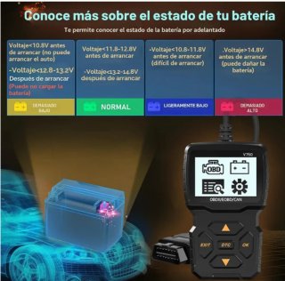 Escáner OBD2 V750 Diagnóstico Coche