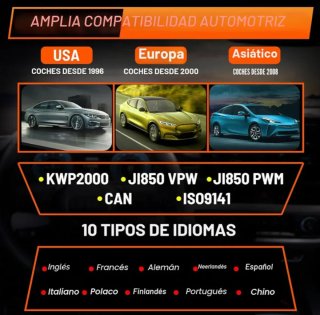 Escáner OBD2 V750 Diagnóstico Coche