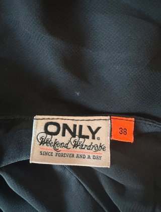 Vestido negro Only Talla 38