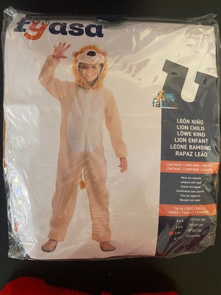 Disfraz de León para niño Talla 7-9 años