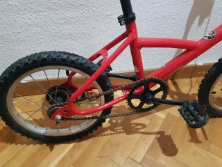 Bicicleta B TWIN 16 Roja