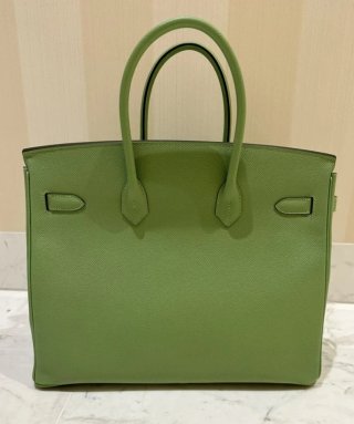 Bolso Birkin 35 Cuero Verde Hermès