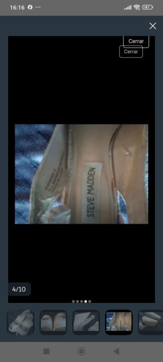 Sandalias Steve Madden Plataforma Brillantes