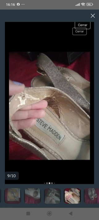 Sandalias Steve Madden Plataforma Brillantes