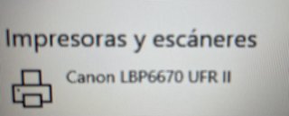 Impresora Canon LBP 6670