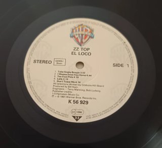 Vinilo grupo ZZ Top álbum  "El Loco"