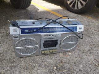 Radio Cassette Sharp GF-4646 Plata