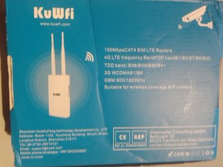 Router 4G KuWFi Exterior/Interior SIM WiFi