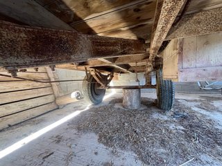 Remolque agrícola de madera