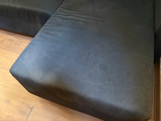 Sofá Cama Chaise Longue 3 Plazas Negro