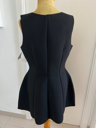Vestido Peplum Negro