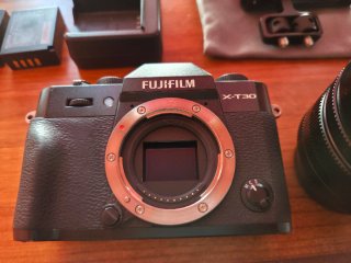 Fujifilm X-T30 con obgetivo artisans