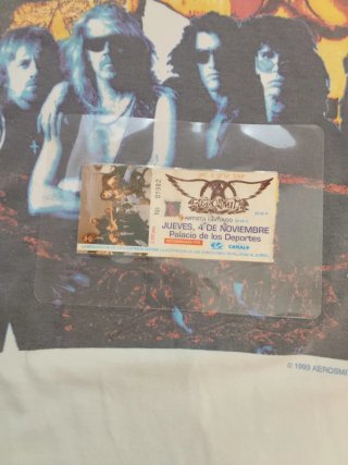 Camiseta Vintage Aerosmith Get A Grip 1993