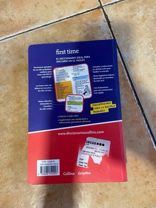 First Time Ingles: Diccionario bilingue Espanol...