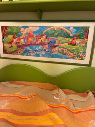 Cuadro emarcado Winnie the Pooh