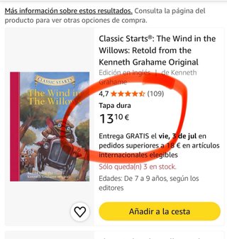 (7-12años)Pack 8 libros Classic Starts
