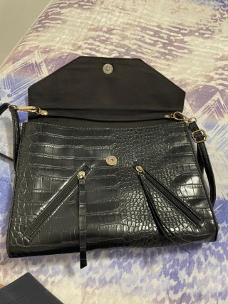 Borsa nera effetto pitonato