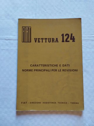 Manuale Fiat Vettura 124
