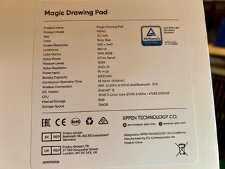 XPPen Magic Drawing Pad Android 12