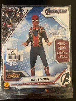 Disfraz Iron Spider Marvel Avengers Talla M 5-7 añ