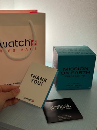 Omega x Swatch Mission on Earth Polar Lights