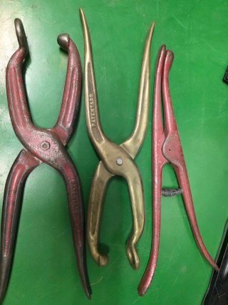 Tenazas de zapatero antiguas