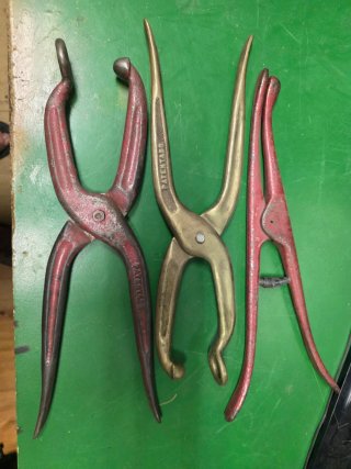 Tenazas de zapatero antiguas
