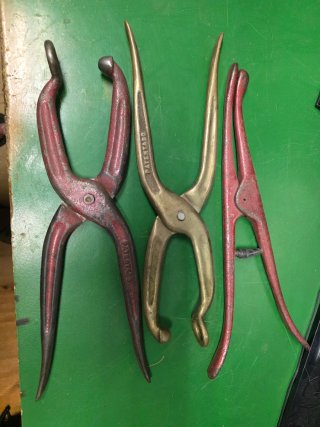 Tenazas de zapatero antiguas