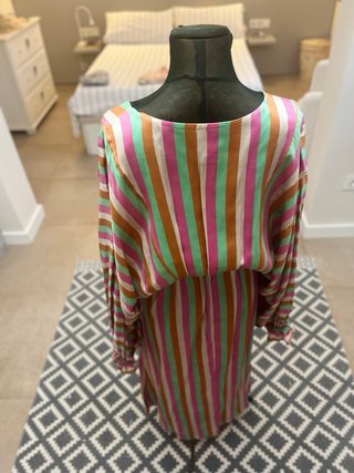 Vestido Verano Rayas Talla Única