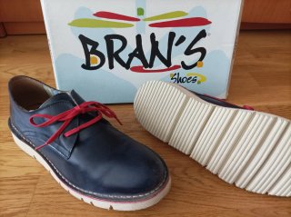 Zapatos BRAN'S vestir azul talla 41