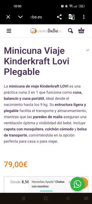 Minicuna Kinderkraft