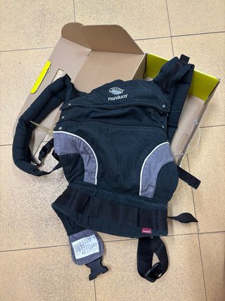 Mochila Portabebés Manduca Negra