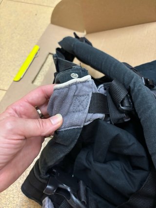 Mochila Portabebés Manduca Negra