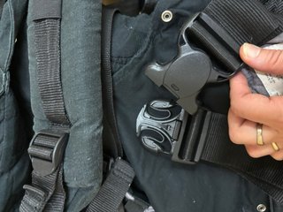 Mochila Portabebés Manduca Negra