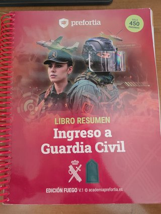 Libro Resumen Guardia Civil Prefortia