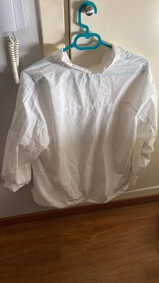 Camisa Violeta Blanca Talla XL