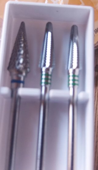 6 fresas podología tungsteno