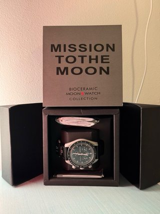 Omega x Swatch Mission To The Moon Negro