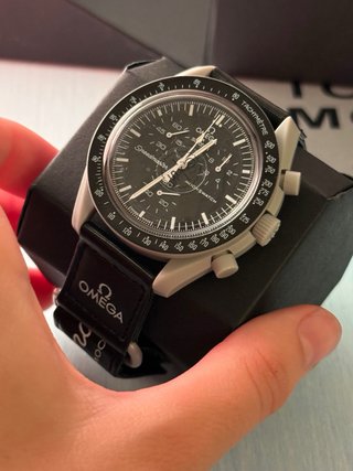 Omega x Swatch Mission To The Moon Negro