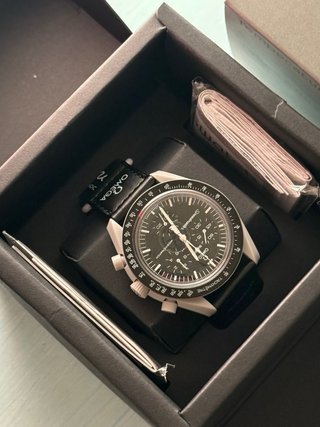 Omega x Swatch Mission To The Moon Negro