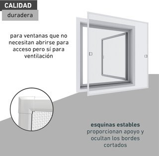 Mosquitera Windhager de aluminio 120x100 cm