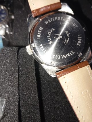 Orologio Bulova donna viola e argento