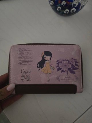 Monedero/Cartera Mujer Rosa y Marrón