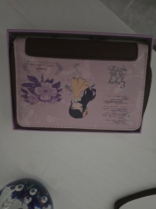Monedero/Cartera Mujer Rosa y Marrón