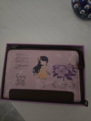Monedero/Cartera Mujer Rosa y Marrón